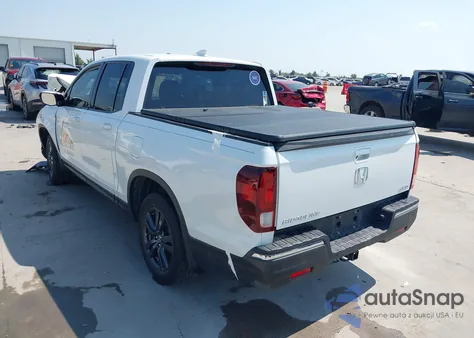 2019 Honda Ridgeline Sport z USA, uszkodzony, nr VIN 5FPYK3F11KB048522